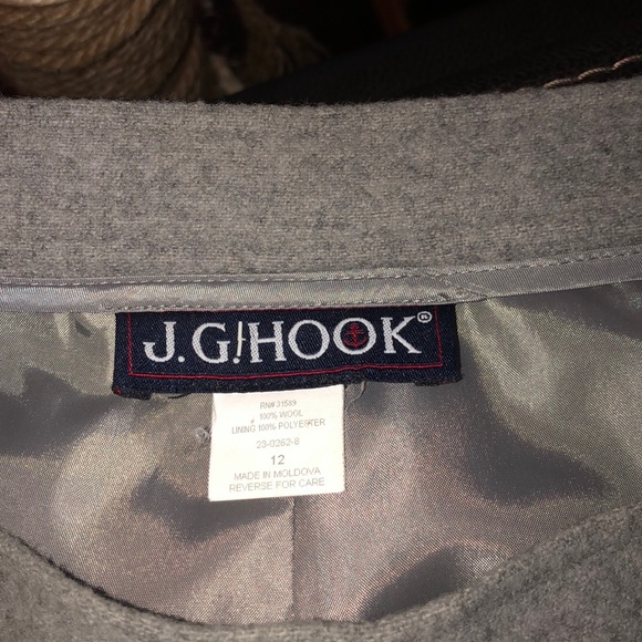 Grey Wool Skirt - Picture 2 of 2